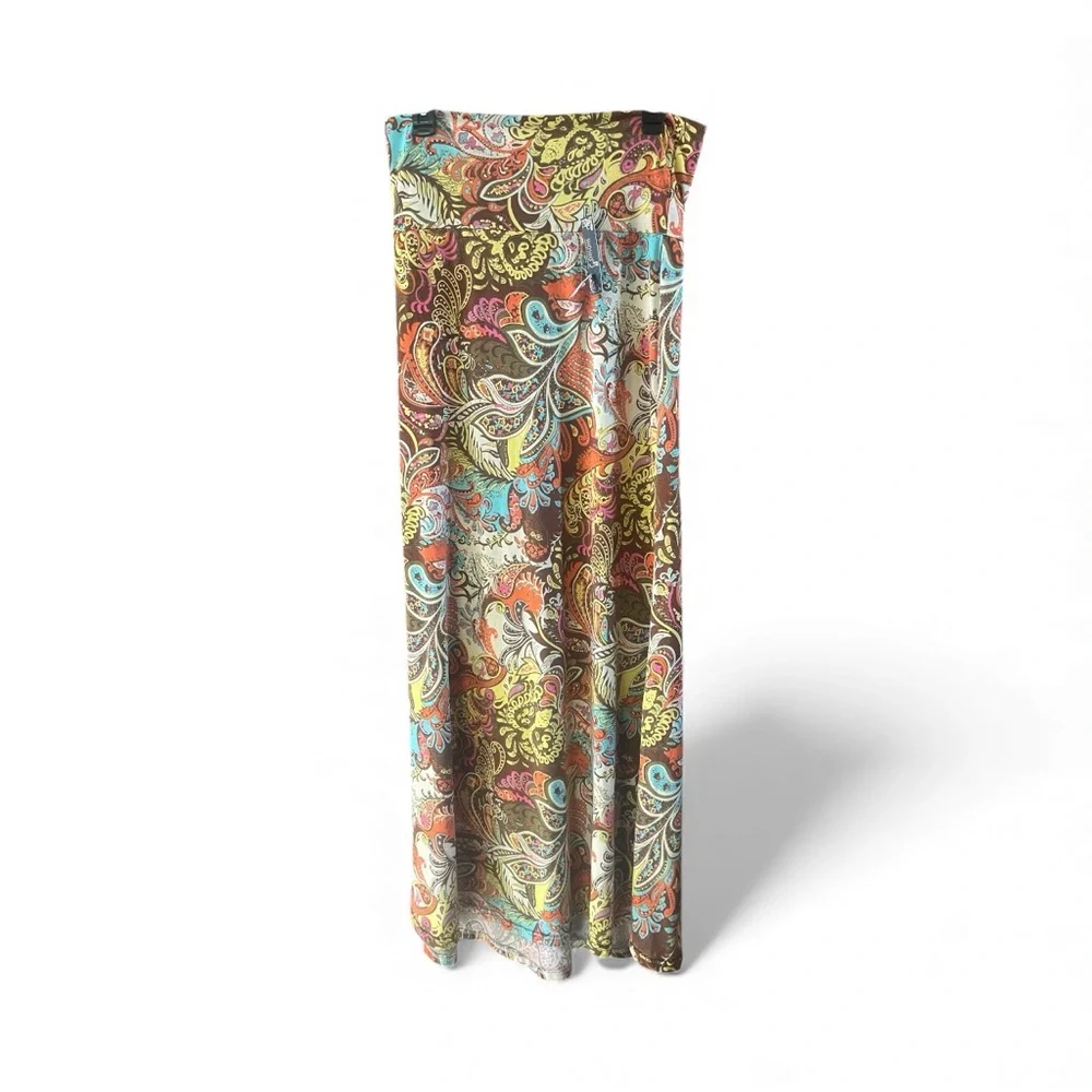 Sho Sho Paisley‎ Floral Maxi Skirt NWT